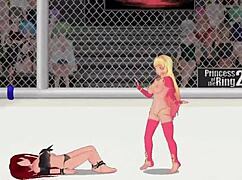 Princess Paris Vs Ember In Epic Lesbian Wrestling Catfight