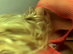 TWO FISHNET WHITE CHICKS BISEXUALLY RIDE BLACK COCK SWAP CUM MOUTHFULS CLOSE-UP LICKS