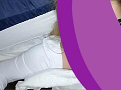 damn this pretty tatted petite lets me blast cum all over her face after quickie suck