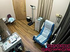 Genesis Endures First Gyno Exam with Pussy Spreading and Humiliation!