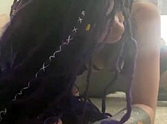 angel submits to master's rough interracial domination and squirting