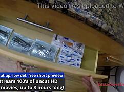 backstage latina patient spreads wide for lilith rose's pov latex gyno relaxation exam