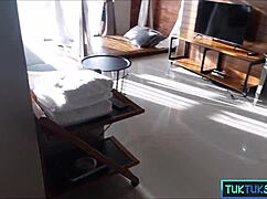 who's ready to bend this chubby thai milf over in tuktuk for amateur pounding?