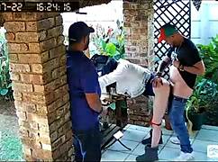 spycam films wife creampied by two best friends mmf outdoor at work