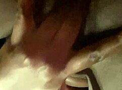 ebony street walker fingers her hairy wet pussy moaning in homemade bedroom solo
