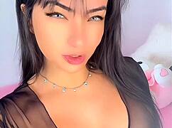 hot latina emanuelly raquel teases big ass with buttplug fox tail 😈🍑