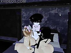 a hot threesome unfolds with a petite ladyboy joining the group fun