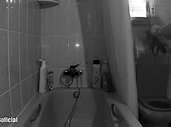 hey wanna peek at her shower dildo fun?