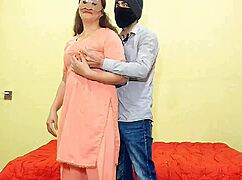 Desi bhabhi screams in doggystyle pounding with dirty hindi moans