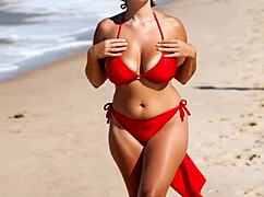 julia almeida brazilian bride model wedding day ai fantasy tease