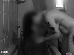 hey wanna peek at her shower dildo fun?