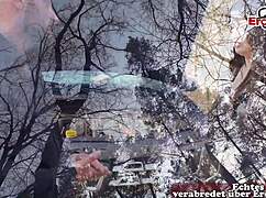 german teen blows mechanic in woods after breakdown