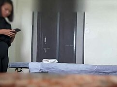 whoa that angry spa chick caved and jerked me off after the massage