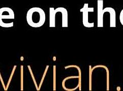 redhead strips on balcony teasing in lingerie