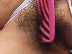 Damn racy brunette lets man pound her cum on hairy asian twat finally!