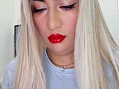 watch this trans cam girl try her new outfit