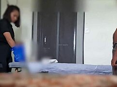 whoa that angry spa chick caved and jerked me off after the massage