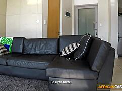 Bubble Butt Black Milf's Pussy Railed in Fake Modeling Casting Doggystyle POV