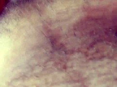 Desi trans masturbates huge cock cums hard in condom