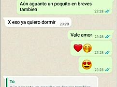 mi novia... uh prueba la leche y dice me encanta en el chat