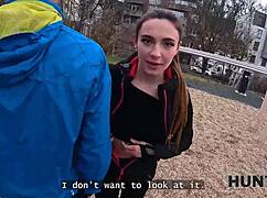 hunt4k 😍 hot athletic babe picked up and fucked hard in car before boyfriend's eyes!