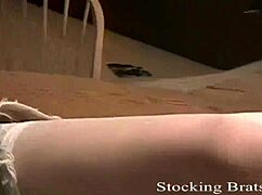hey, our pantyhose-clad femdom threesome with lesbian feet bdsm play sounds fun right?