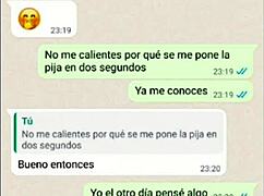 mi novia... uh prueba la leche y dice me encanta en el chat