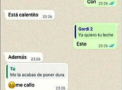 mi novia... uh prueba la leche y dice me encanta en el chat