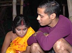 desi wife cries as unlucky husband shares her tight pussy in rough creampie fuck