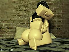 hey, roblox sex with my hot follower gets wild doggystyle and creampie! 🎮🍑💦
