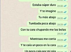mi novia... uh prueba la leche y dice me encanta en el chat