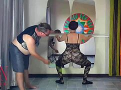 omg regina noir the choreographer trains bad ballerina undresses spanks her hard in fishnets!! 😈🍑 part 3