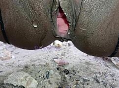 african milf wives flash wet pussies and pee publicly like total sluts