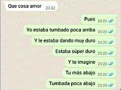 mi novia... uh prueba la leche y dice me encanta en el chat