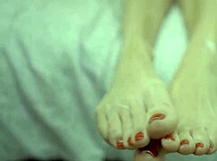 i cream my feet dreaming you'll cum all over my toes