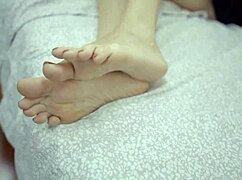 i cream my feet dreaming you'll cum all over my toes
