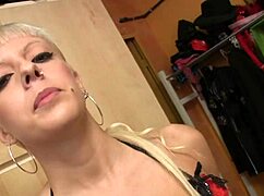 19-year-old spanish blonde slut swallows cum in wild blowbang