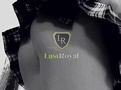 Ricki's seductive full-body stockings tease before cumshot reveal