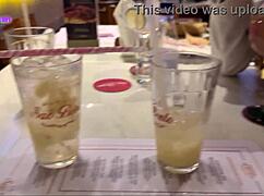 after drinks the fun kicked off with cuck sucking and wife ass creampie