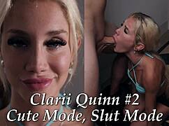 skinny college blonde 18+ takes hardcore cock and blowjob pounding