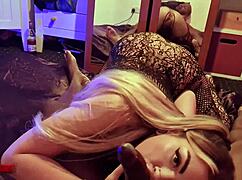 Shadow dimitri skullfucks lullaby rose's saggy tits then pounds wet
