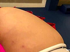 Goddess Bounces Big Ass in Lacy Pink Panties on Face POV