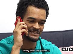 Cuck4k. Pregnant Czech Wife Fucks Stranger On Sofa While Hubby Watches