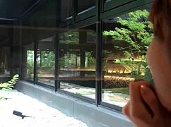 Japanese College Model 21yo Student's Raw Blowjob Gonzo With Old Man