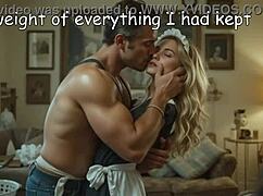 Young Blonde Maid Seduces Old Boss in Forbidden Bedroom Affair