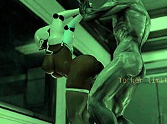 huge ass robot female slammed deep by massive alien cock part 3
