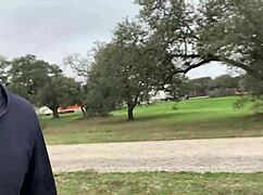 Hey, wanna see this couple's big ass anal pounding and blowjob at outdoor rest stop?