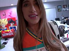 oh man... my hot friend akira angel finally dressed as cheerleader n fucked my cheerleader fantasy!!