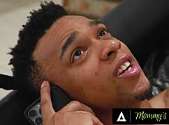 mommy caitlin bell massages shy stepson-in-law rough