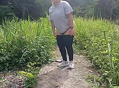 damn big boob latina flashing tits and ass outside who wouldn't stare? 🔥🍑